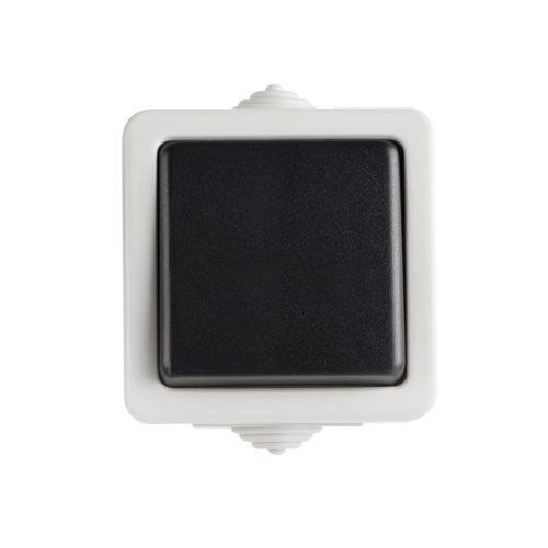 Kanlux 10A, 250V, 72x72 mm, szürke, IP54 váltókapcsoló, TEKNO – kültéri villanykapcsoló