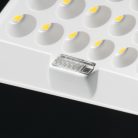 Kanlux 10W 1200 lm IP 65 4000K természetes fehér kültéri napelemes LED reflektor, FL SONE SLR - üveg búrával, 50 000 h élettartam, 5 óra működési idővel