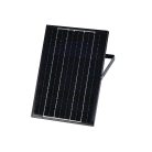 Kanlux 10W 1200 lm IP 65 4000K természetes fehér kültéri napelemes LED reflektor, FL SONE SLR - üveg búrával, 50 000 h élettartam, 5 óra működési idővel