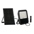 Kanlux 15W 2200 lm IP 65 4000K természetes fehér kültéri napelemes LED reflektor, FL SONE SLR - üveg búrával, 50 000 h élettartam, 5 óra működési idővel