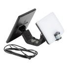 Kanlux 8W 800 lm IP 54 4000K fekete természetes fehér kültéri napelemes mozgásérzékelős LED reflektor, FL SOLNR SLR - 20 000 h élettartam