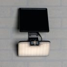 Kanlux 8W 800 lm IP 54 4000K fekete természetes fehér kültéri napelemes mozgásérzékelős LED reflektor, FL SOLNR SLR - 20 000 h élettartam