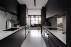 Kanlux G4, 130x130 mm, fekete színű, acél házas, háromszög alakú bútorvilágító spot lámpatest, ZEPO