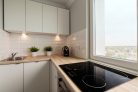 Kanlux G4, 130x130 mm, fehér színű, acél házas, háromszög alakú bútorvilágító spot lámpatest, ZEPO - kapcsolóval felszerelt