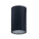 Kanlux kültéri mennyezeti spot lámpatest E27 foglalattal, IP 65, Ø96 mm, henger alakú, grafit, alumínium, AQILO