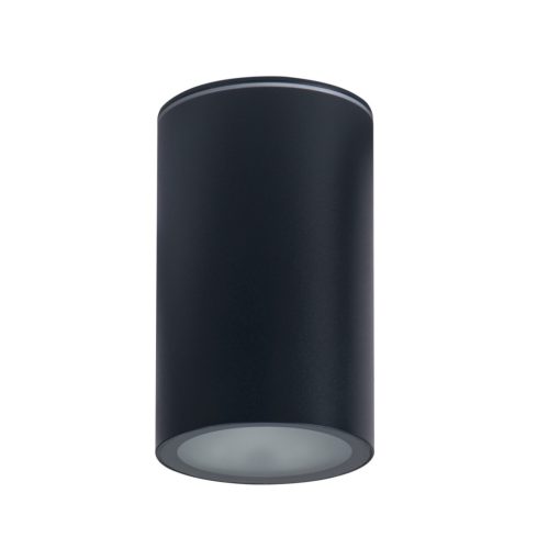 Kanlux kültéri mennyezeti spot lámpatest E27 foglalattal, IP 65, Ø96 mm, henger alakú, grafit, alumínium, AQILO