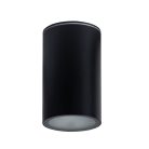 Kanlux kültéri mennyezeti spot lámpatest E27 foglalattal, IP 65, Ø96 mm, henger alakú, fekete, alumínium, AQILO