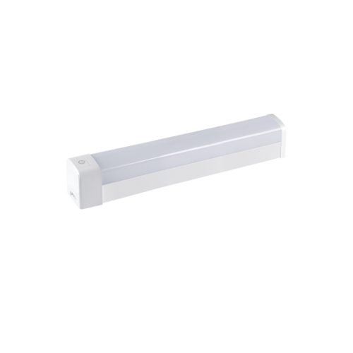 Kanlux 15W, 1600 lm, 4000K, IP44, 600 mm, fehér, alumínium házas, természetes fehér por- és páramentes lámpatest, AKVO IP44 S - kapcsolóval felszerelt