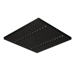   Kanlux 39W, 4800 lm, 3500K, fekete, fém házas, 600x600 mm, meleg fehér lineáris LED lámpatest, OFIS RST LED DALI N1 - 50°-os sugárzási szöggel