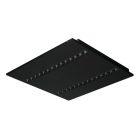 Kanlux 22W, 2800 lm, 3500K, fekete, fém házas, 595x595 mm, meleg fehér lineáris LED lámpatest, OFIS RST LED P1 - 80°-os sugárzási szöggel
