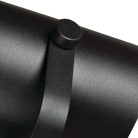 Kanlux E27, Ø100 mm, fekete, fém asztali lámpa, LARATA E27