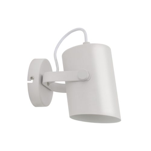 Kanlux E27, Ø100 mm, fehér, fém fali-mennyezeti lámpa, LARATA EL