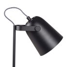 Kanlux E27, IP20, 380 mm, fekete, fém asztali lámpa, RAIBO