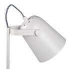 Kanlux E27, Ø120 mm, fehér, fém házas asztali lámpa, RAIBO