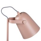 Kanlux E27, Ø120 mm, rózsaszín, fém házas asztali lámpa, RAIBO