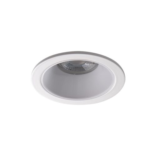 Kanlux Ø89 mm, GU10, IP20, fehér színű, alumínium házas, kerek spot lámpa keret, GLOZO DSO