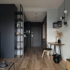Kanlux 88x88 mm, GU10, IP20, fekete színű, alumínium házas, szögletes spot lámpa keret, GLOZO DSL