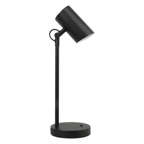 Kanlux állítható asztali lámpa, E14 foglalattal, Ø80 mm, fekete, acél, AGZAR E14