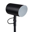 Kanlux állítható asztali lámpa, E14 foglalattal, Ø80 mm, fekete, acél, AGZAR E14