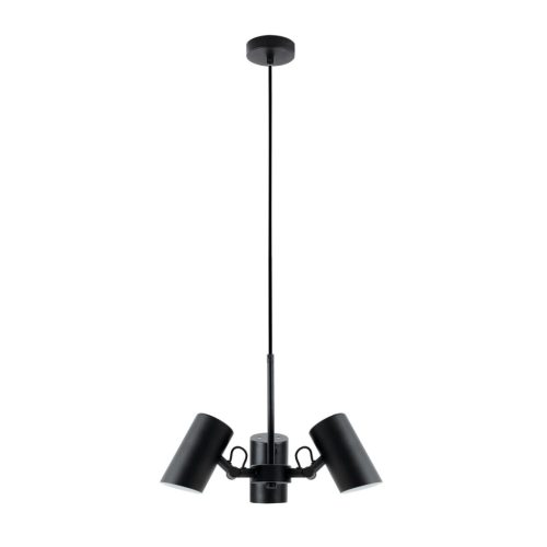 Kanlux állítható mennyezeti függő lámpa, 3XE14 foglalattal, 3XØ80 mm, fekete, acél, AGZAR C