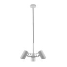Kanlux állítható mennyezeti függő lámpa, 3XE14 foglalattal, 3XØ80 mm, fehér, acél, AGZAR C