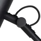 Kanlux E14, Ø80 mm, fekete, acél fali-mennyezeti lámpatest, AGZAR EL