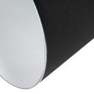 Kanlux E14, Ø80 mm, fekete, acél fali-mennyezeti lámpatest, AGZAR EL