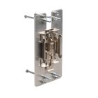 Kanlux KMCCB DIN ADAPTER UN1, elosztó kiegészítő KP-DB család, acél anyagból - TH35 DIN sínre szerelhető adapter