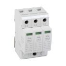 Kanlux 230V AC, T2 C osztályú, 3 pólusú, 120kA, túlfeszültség korlátozó, KSPD-T2 275/120 3P - villámcsapás elleni védelemhez
