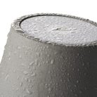 Kanlux 3,7V, 1,2W, 3000K, 165 lm, IP54, Ø110 mm, szürke, fém házas LED asztali lámpa, INITA LED - USB porton keresztül tölthető, vezeték nélküli