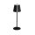 Kanlux 3,7V, 1,2W, 3000K, 165 lm, IP54, Ø110 mm, fekete, fém házas LED asztali lámpa, INITA LED - USB porton keresztül tölthető, vezeték nélküli