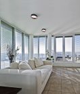 Kanlux 17,5W, 4000K, 1500 lm, Ø400 mm, fekete/arany, fém házas, természetes fehér mennyezeti spot LED lámpatest, RIFA LED