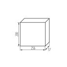 Kanlux, 63A, 230/400 AC, 12P, IP40, műanyag, fehér, ITS DB112F 1X12P/FMD-P elosztódoboz - 650°C, fali süllyesztett
