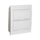 Kanlux, 63A, 230/400 AC, 2x12P, IP40, műanyag, fehér, ITS DB212F 2X12P/FMD-P elosztódoboz - 650°C, fali süllyesztett