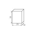 Kanlux, 63A, 230/400 AC, 2x12P, IP40, műanyag, fehér, ITS DB212S 2X12P/SMD-P elosztódoboz - 650°C, oldalfali