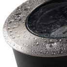 Kanlux GU10, IP67, IK10, Ø130 mm, IK10, rozsdamentes acél színű, alumínium házas járőfelületbe süllyesztett lámpatest, BERG AD - magas ütésvédelemmel