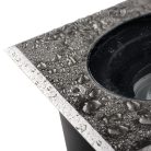 Kanlux GU10, IP67, IK10, 130x130 mm, IK10, rozsdamentes acél színű, alumínium házas járőfelületbe süllyesztett lámpatest, BERG AD - magas ütésvédelemmel