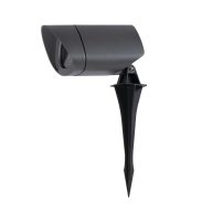   Kanlux kerti lámpatest GU10 foglalattal, 294 mm, IP44, antracit, alumínium, VORA