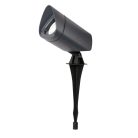 Kanlux kerti lámpatest GU10 foglalattal, 294 mm, IP44, antracit, alumínium, VORA