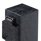 Kanlux, 16A, 220-240 AC, 2SOC, IP44, rozsdamentes acél, antracit, NASTO 2SOC FR B elosztódoboz - kerti oszlop, 250x100x100 mm