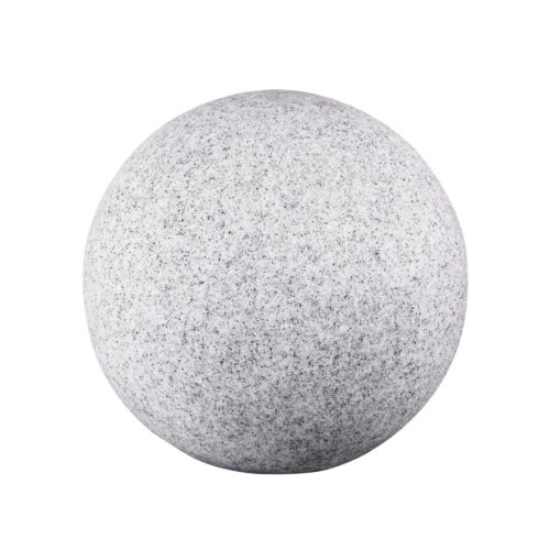 Kanlux E27, IP65, gránit, gömb alakú, Ø390 mm kerti lámpatest - szikla alakú