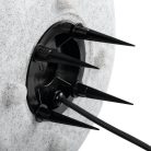 Kanlux E27, IP65, gránit, gömb alakú, Ø490 mm kerti lámpatest - szikla alakú