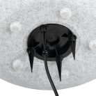 Kanlux E27, IP65, gránit, gömb alakú, Ø490 mm kerti lámpatest - szikla alakú