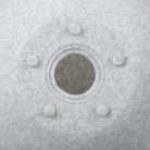 Kanlux E27, IP65, gránit, gömb alakú, Ø585 mm kerti lámpatest - szikla alakú