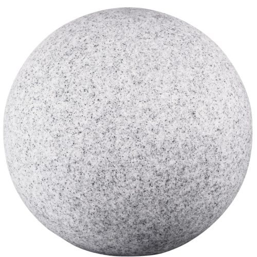 Kanlux E27, IP65, gránit, gömb alakú, Ø780 mm kerti lámpatest - szikla alakú
