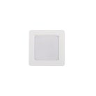 Kanlux süllyesztett lámpatest, 12W, 1250 lm, 145x145 mm, 120°, 4000K, IP44/20, szögletes, fehér, TAVO LED