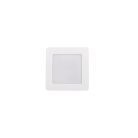 Kanlux süllyesztett lámpatest, 5W, 400 lm, 95x95 mm, 120°, 4000K, IP44/20, szögletes, fehér, TAVO LED