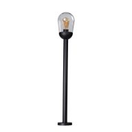   Kanlux kerti lámpatest E27 foglalattal, 970 mm, IP44, fekete színű, alumínium házas, LIEGO