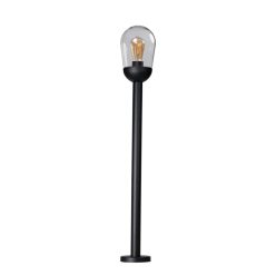   Kanlux kerti lámpatest E27 foglalattal, 970 mm, IP44, fekete színű, alumínium házas, LIEGO