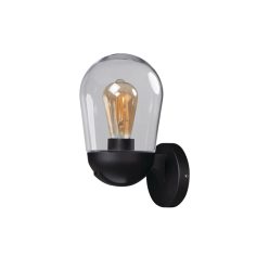   Kanlux kerti lámpatest E27 foglalattal, 280 mm, IP44, grafit színű, alumínium házas, LIEGO